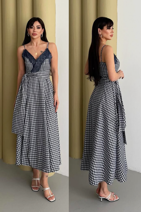 Haljina ALEKSINIA WHITE, Boja: crna i bijela, IVET.HR - MODERNA ODJEĆA