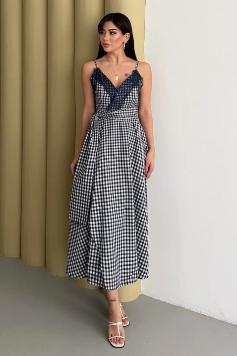 Haljina ALEKSINIA WHITE, Boja: crna i bijela, IVET.HR - MODERNA ODJEĆA