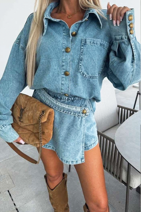 Komplet MELISINA, Boja: svijetlo plava, IVET.HR - MODERNA ODJEĆA