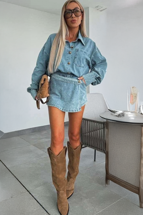 Komplet MELISINA, Boja: svijetlo plava, IVET.HR - MODERNA ODJEĆA