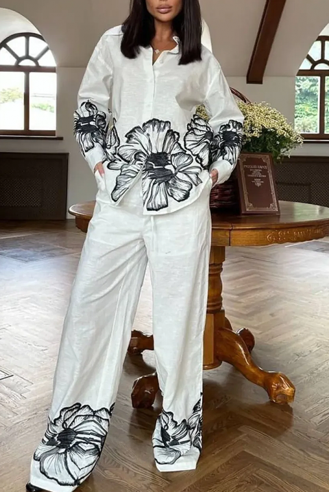 Komplet FLORENZIA WHITE, Boja: bijela, IVET.HR - MODERNA ODJEĆA