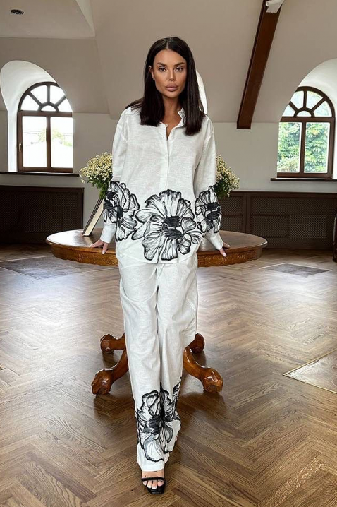 Komplet FLORENZIA WHITE, Boja: bijela, IVET.HR - MODERNA ODJEĆA