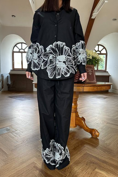 Komplet FLORENZIA BLACK, Boja: crna, IVET.HR - MODERNA ODJEĆA