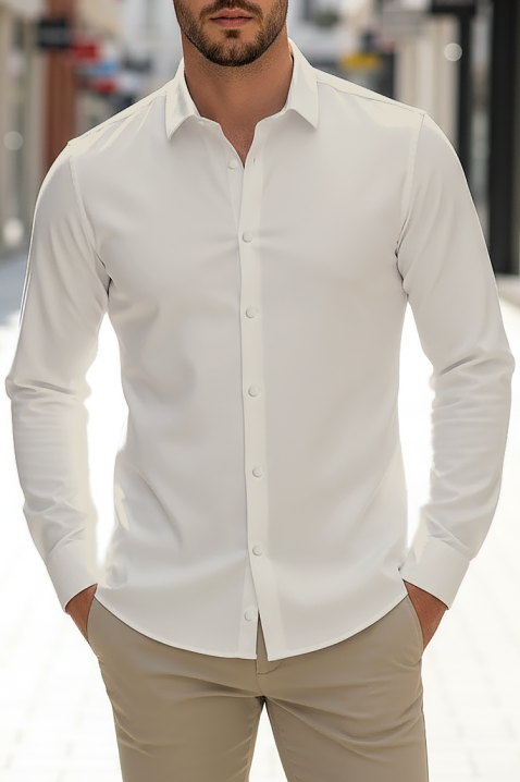 Muška košulja FERIZO ECRU, Boja: drap, IVET.HR - MODERNA ODJEĆA