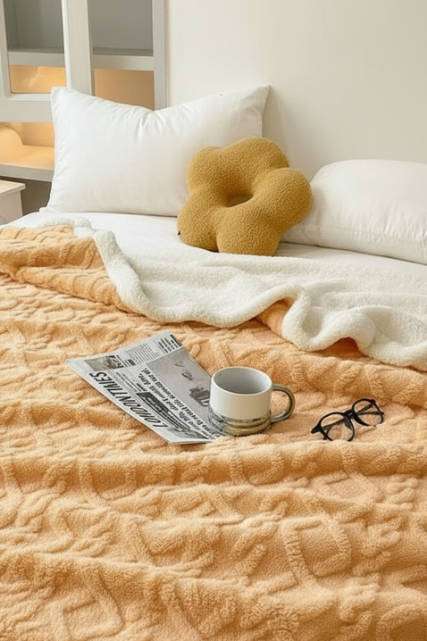 Prekrivač za krevet ERTIOLJA YELLOW 200х220 cm, Boja: žuta, IVET.HR - MODERNA ODJEĆA