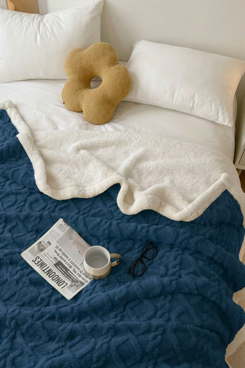 Prekrivač za krevet ERTIOLJA NAVY 200х220 cm, Boja: tamnoplava, IVET.HR - MODERNA ODJEĆA