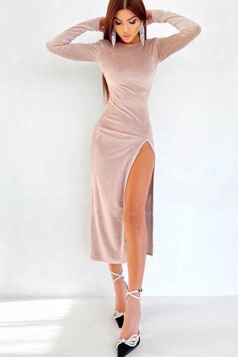 Haljina TEIONELA BEIGE, Boja: bež, IVET.HR - MODERNA ODJEĆA