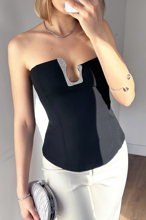 Top TRONZELA BLACK, Boja: crna, IVET.HR - MODERNA ODJEĆA