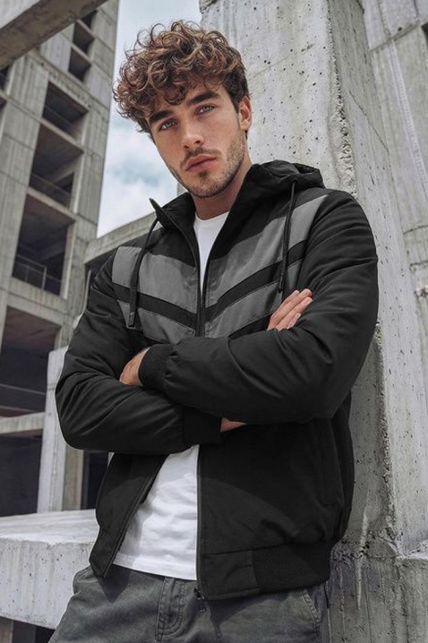 Muška jakna ELISIO BLACK, Boja: crna, IVET.HR - MODERNA ODJEĆA