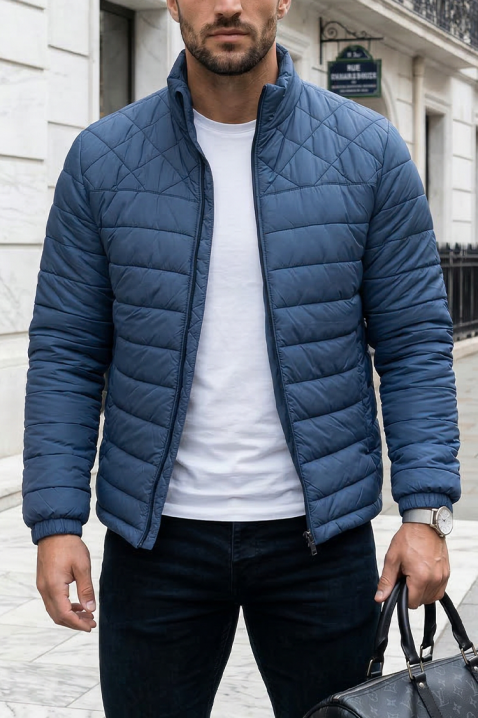 Muška jakna LEONSO, Boja: plava, IVET.HR - MODERNA ODJEĆA