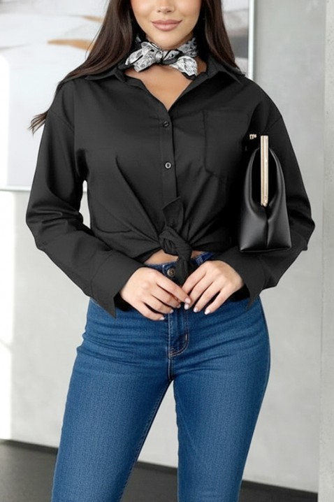 Ženska košulja ZARLONA BLACK, Boja: crna, IVET.HR - MODERNA ODJEĆA