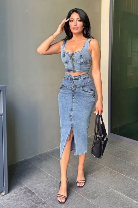 Komplet DASARETA, Boja: plava, IVET.HR - MODERNA ODJEĆA