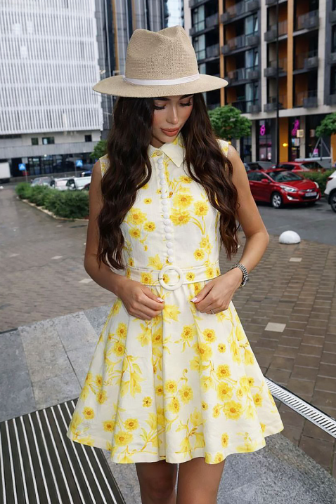 Haljina GLOMERZA YELLOW, Boja: žuta, IVET.HR - MODERNA ODJEĆA