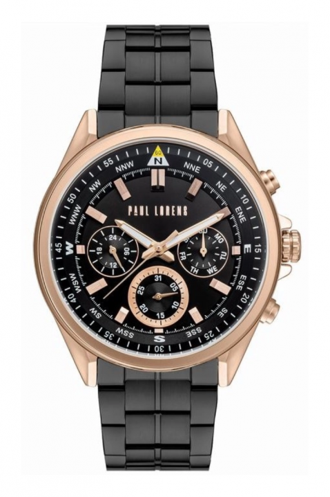 Muški sat Paul Lorens PL20009B-1A4, Boja: crna, IVET.HR - MODERNA ODJEĆA