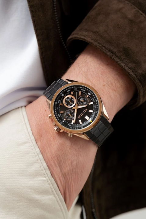 Muški sat Paul Lorens PL20009B-1A4, Boja: crna, IVET.HR - MODERNA ODJEĆA