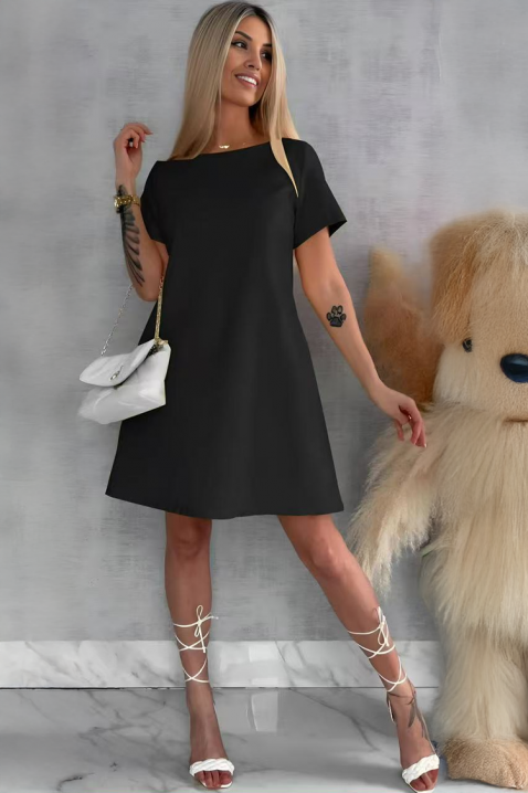 Haljina ROKSOLANA BLACK, Boja: crna, IVET.HR - MODERNA ODJEĆA