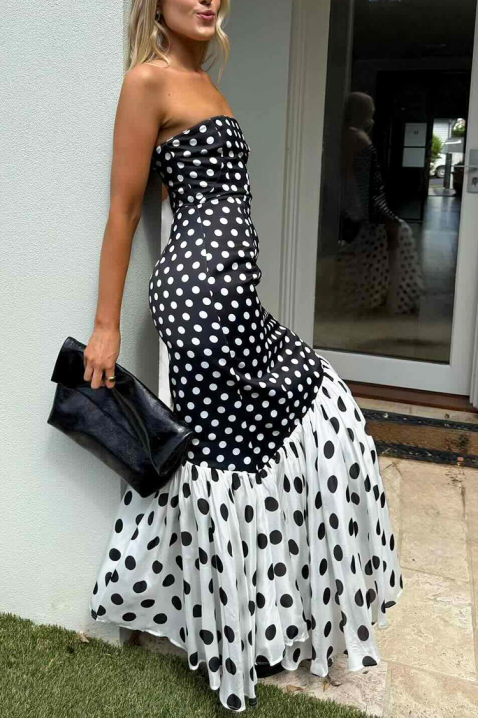 Haljina GLOZEFINA, Boja: crna i bijela, IVET.HR - MODERNA ODJEĆA