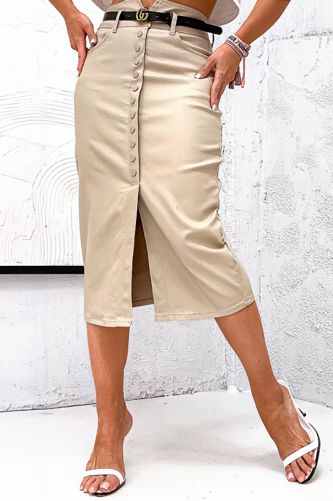 Suknja FILILONZA, Boja: bež, IVET.HR - MODERNA ODJEĆA