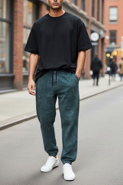 Muške hlače RENZOLO GREEN, Boja: zelena, IVET.HR - MODERNA ODJEĆA