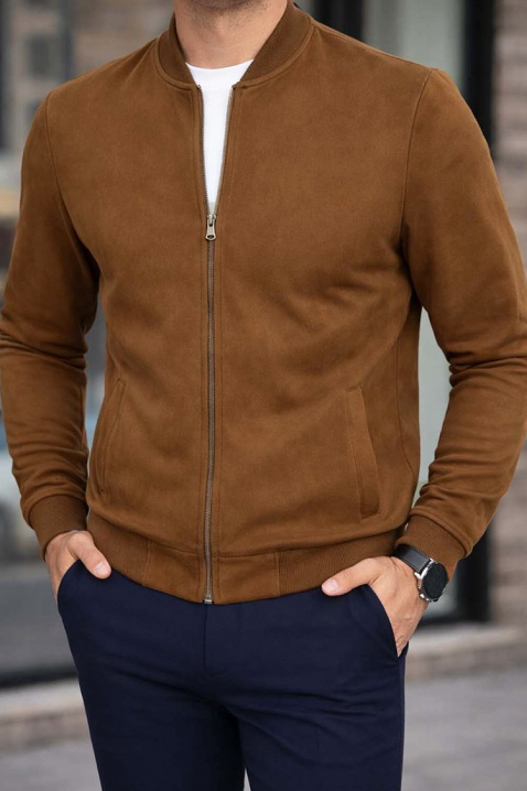 Muška jakna VALERIO BROWN, Boja: smeđa, IVET.HR - MODERNA ODJEĆA