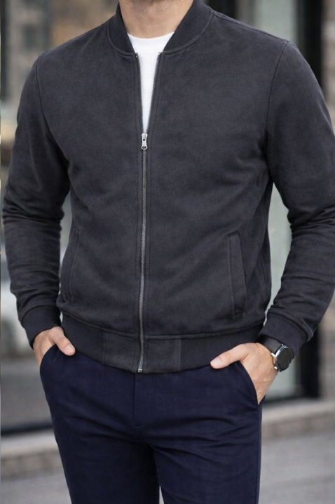 Muška jakna VALERIO BLACK, Boja: crna, IVET.HR - MODERNA ODJEĆA