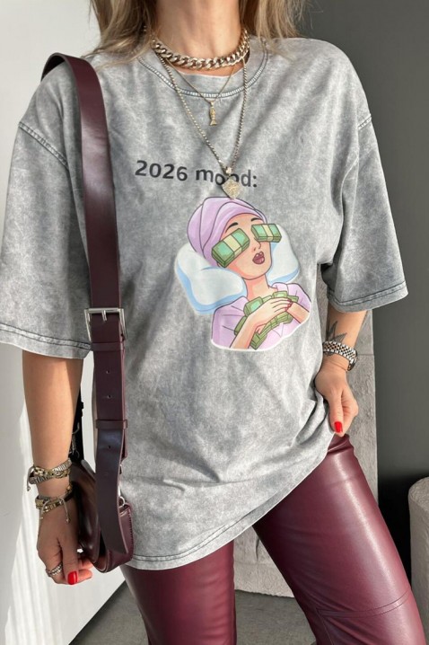 Majica OVELANZA GREY, Boja: siva, IVET.HR - MODERNA ODJEĆA