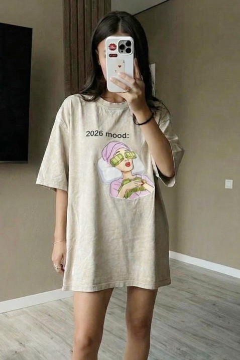 Majica OVELANZA BEIGE, Boja: bež, IVET.HR - MODERNA ODJEĆA