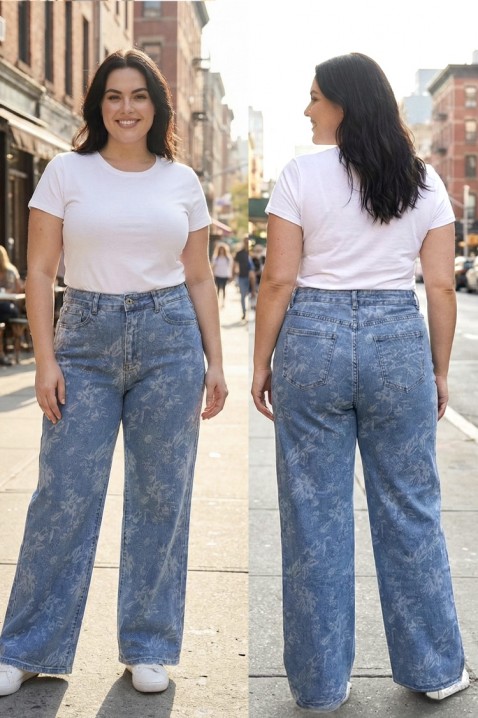 Traperice MARILZA, Boja: plava, IVET.HR - MODERNA ODJEĆA