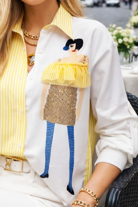 Ženska košulja GERLANZA YELLOW, Boja: žuta, IVET.HR - MODERNA ODJEĆA