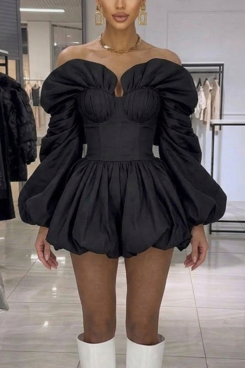 Haljina GARLONZA BLACK, Boja: crna, IVET.HR - MODERNA ODJEĆA