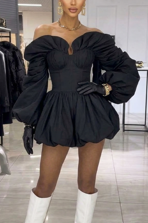 Haljina GARLONZA BLACK, Boja: crna, IVET.HR - MODERNA ODJEĆA