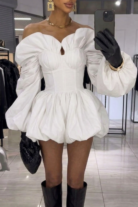 Haljina GARLONZA WHITE, Boja: bijela, IVET.HR - MODERNA ODJEĆA