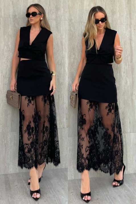 Komplet CONSTANCA, Boja: crna, IVET.HR - MODERNA ODJEĆA