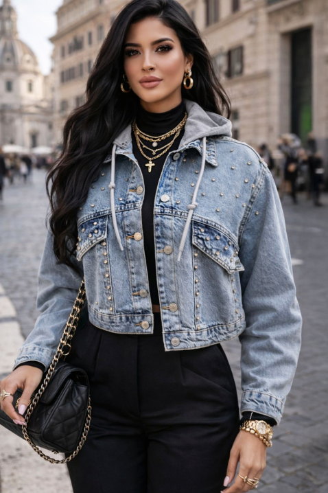 Ženska jakna GLORVELZA, Boja: svijetlo plava, IVET.HR - MODERNA ODJEĆA