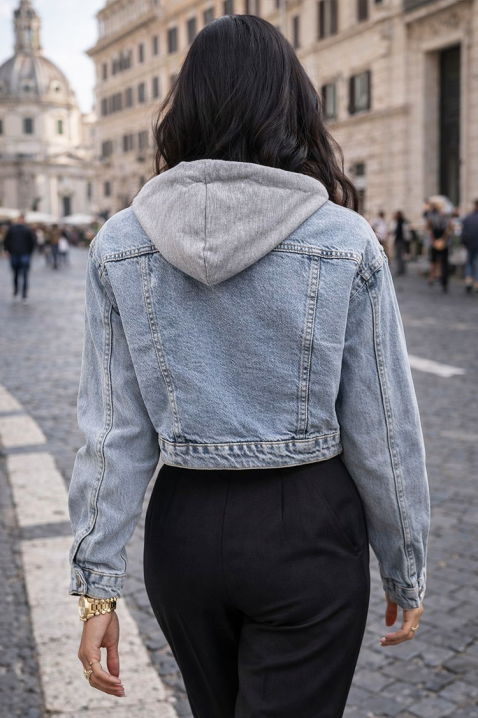 Ženska jakna GLORVELZA, Boja: svijetlo plava, IVET.HR - MODERNA ODJEĆA