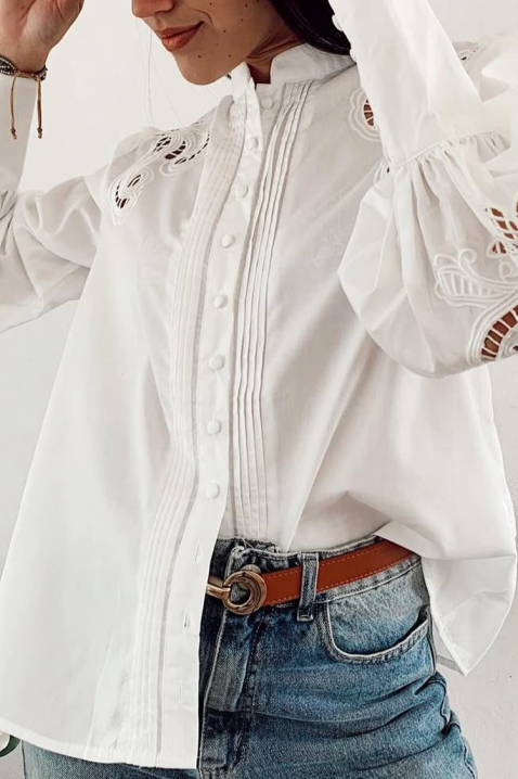 Ženska košulja RILONZEZNA, Boja: bijela, IVET.HR - MODERNA ODJEĆA