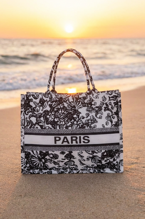 Torba za plažu LUXERIA BLACK, Boja: crna, IVET.HR - MODERNA ODJEĆA