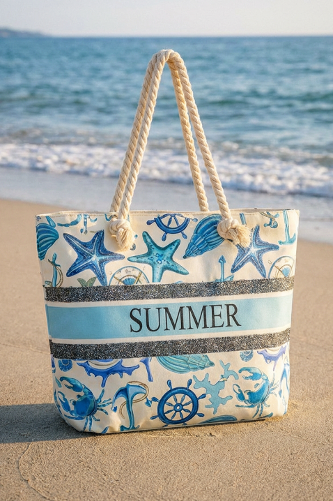 Torba za plažu ZENOVIA SKY, Boja: svijetlo plava, IVET.HR - MODERNA ODJEĆA