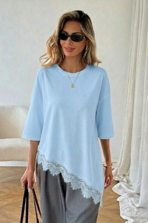 Top VIRZENA SKY, Boja: svijetlo plava, IVET.HR - MODERNA ODJEĆA