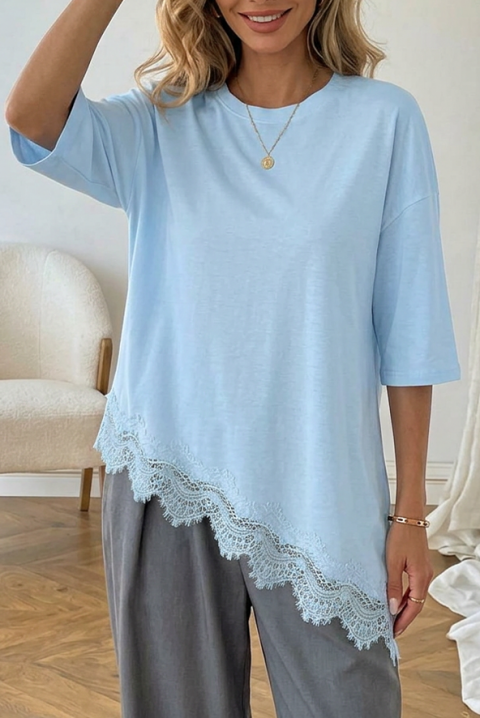 Top VIRZENA SKY, Boja: svijetlo plava, IVET.HR - MODERNA ODJEĆA