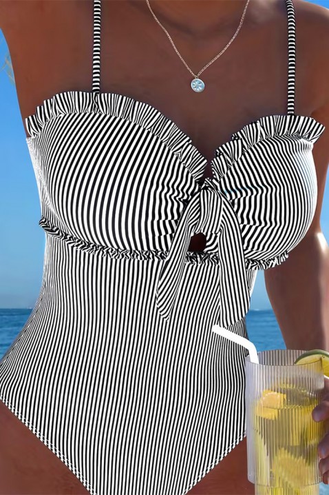 Jednodijelni kupaći kostim GROMELXA BLACK, Boja: crna i bijela, IVET.HR - MODERNA ODJEĆA