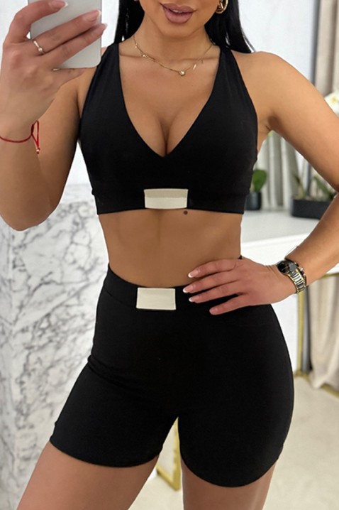 Sportski komplet VLONZILA BLACK, Boja: crna, IVET.HR - MODERNA ODJEĆA