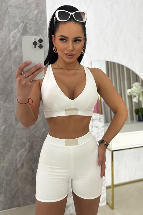 Sportski komplet VLONZILA WHITE, Boja: bijela, IVET.HR - MODERNA ODJEĆA