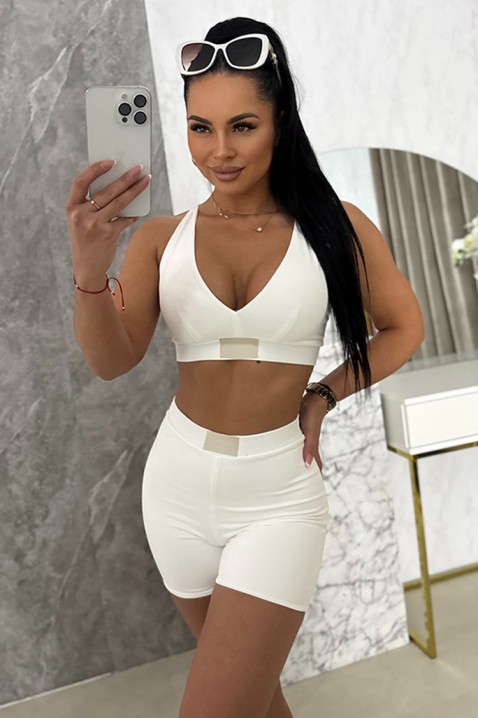 Sportski komplet VLONZILA WHITE, Boja: bijela, IVET.HR - MODERNA ODJEĆA