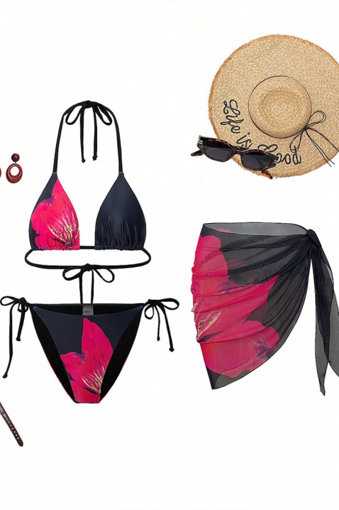 Set za plažu NIOXELVA, Boja: crna, IVET.HR - MODERNA ODJEĆA