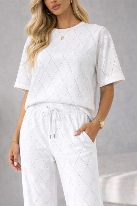 Komplet ZEKIRA WHITE, Boja: bijela, IVET.HR - MODERNA ODJEĆA