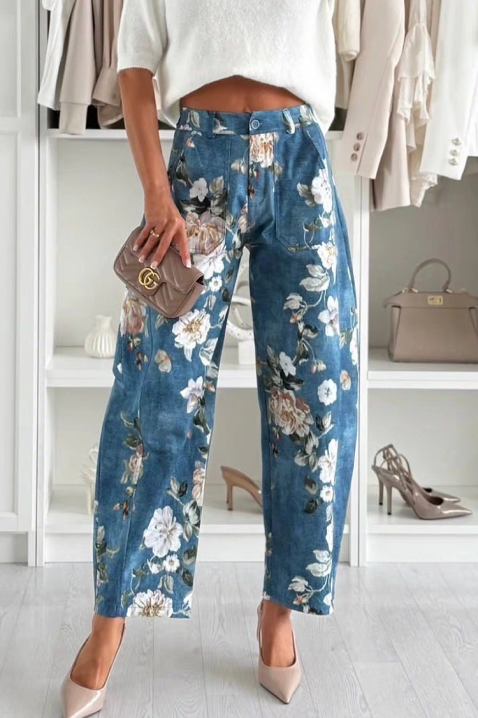 Hlače FELIYANA, Boja: plava, IVET.HR - MODERNA ODJEĆA