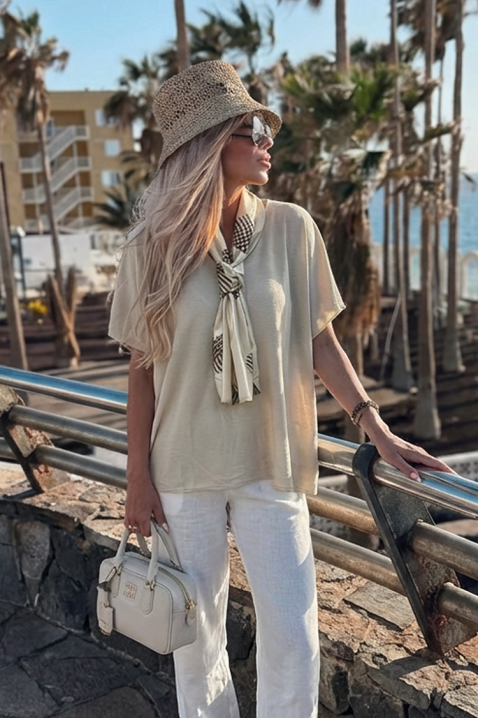 Majica ZEVIRA ECRU, Boja: drap, IVET.HR - MODERNA ODJEĆA