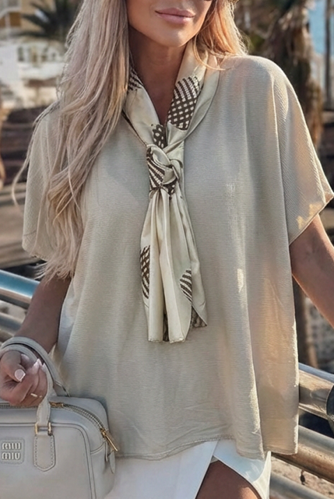 Majica ZEVIRA ECRU, Boja: drap, IVET.HR - MODERNA ODJEĆA