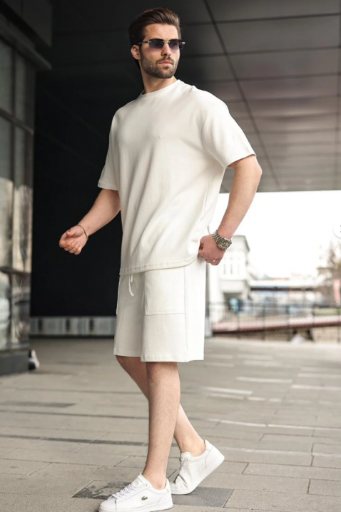 Muški komplet MORNELFO ECRU, Boja: drap, IVET.HR - MODERNA ODJEĆA